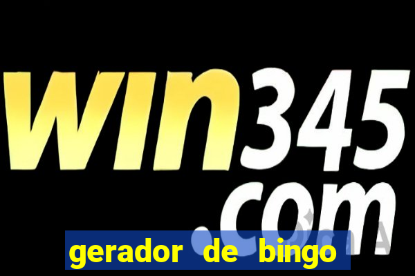 gerador de bingo de palavras